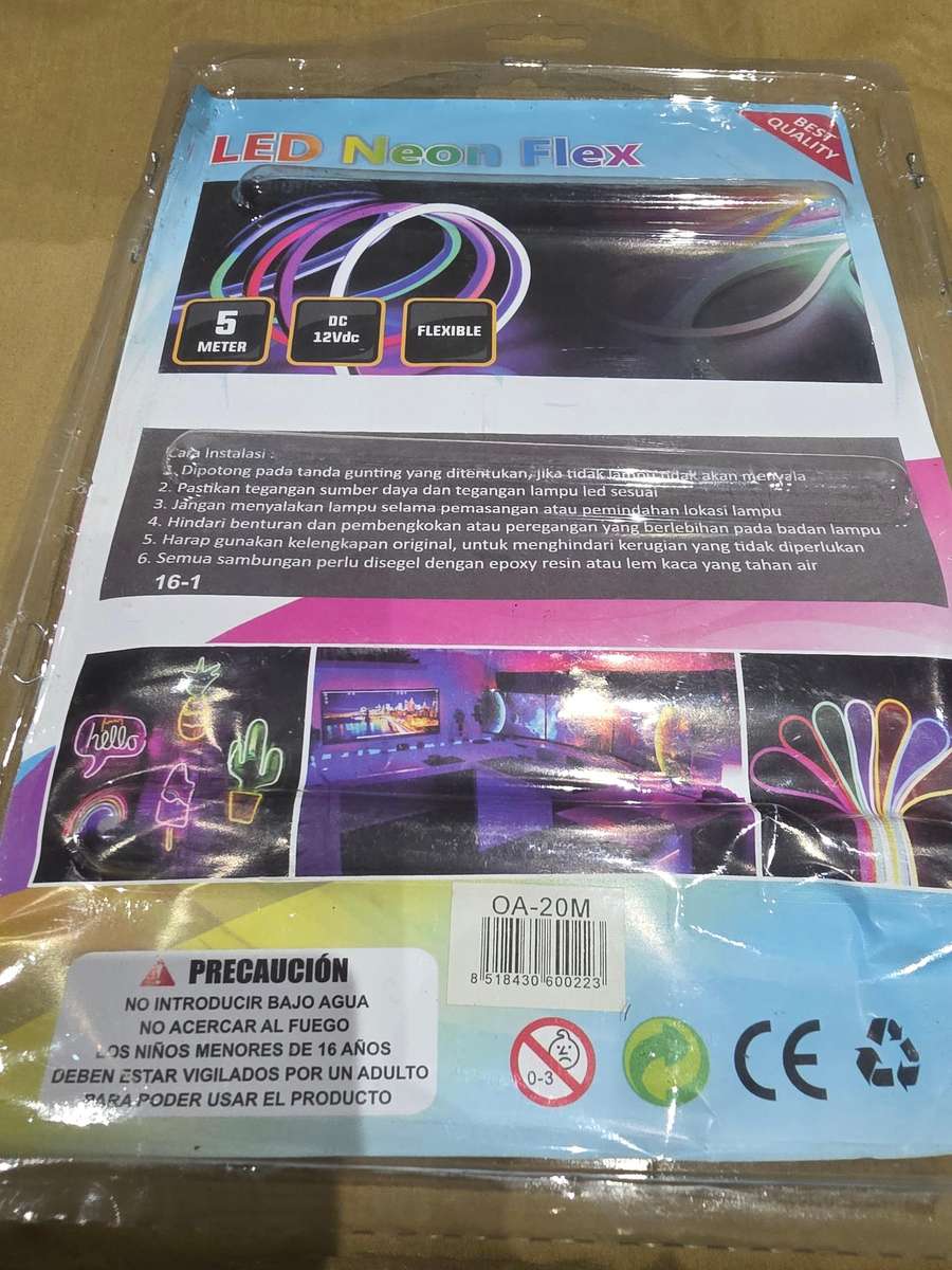 5 M NEON FLEX LIGHT KIT