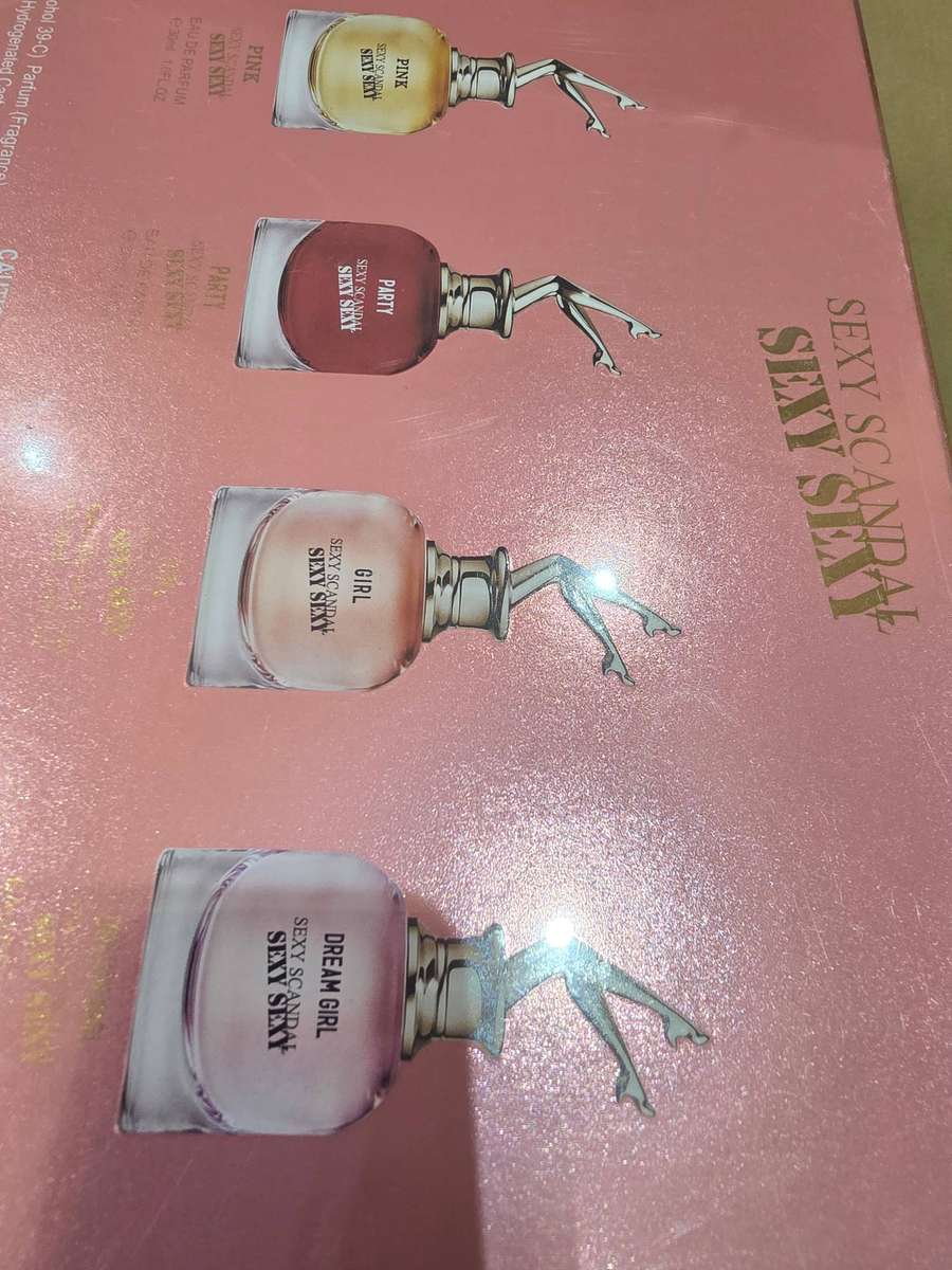 30ML X 4 PIECES GIRL SEXY SCANDAL EAU DE PERFUM (SEALED PACK)