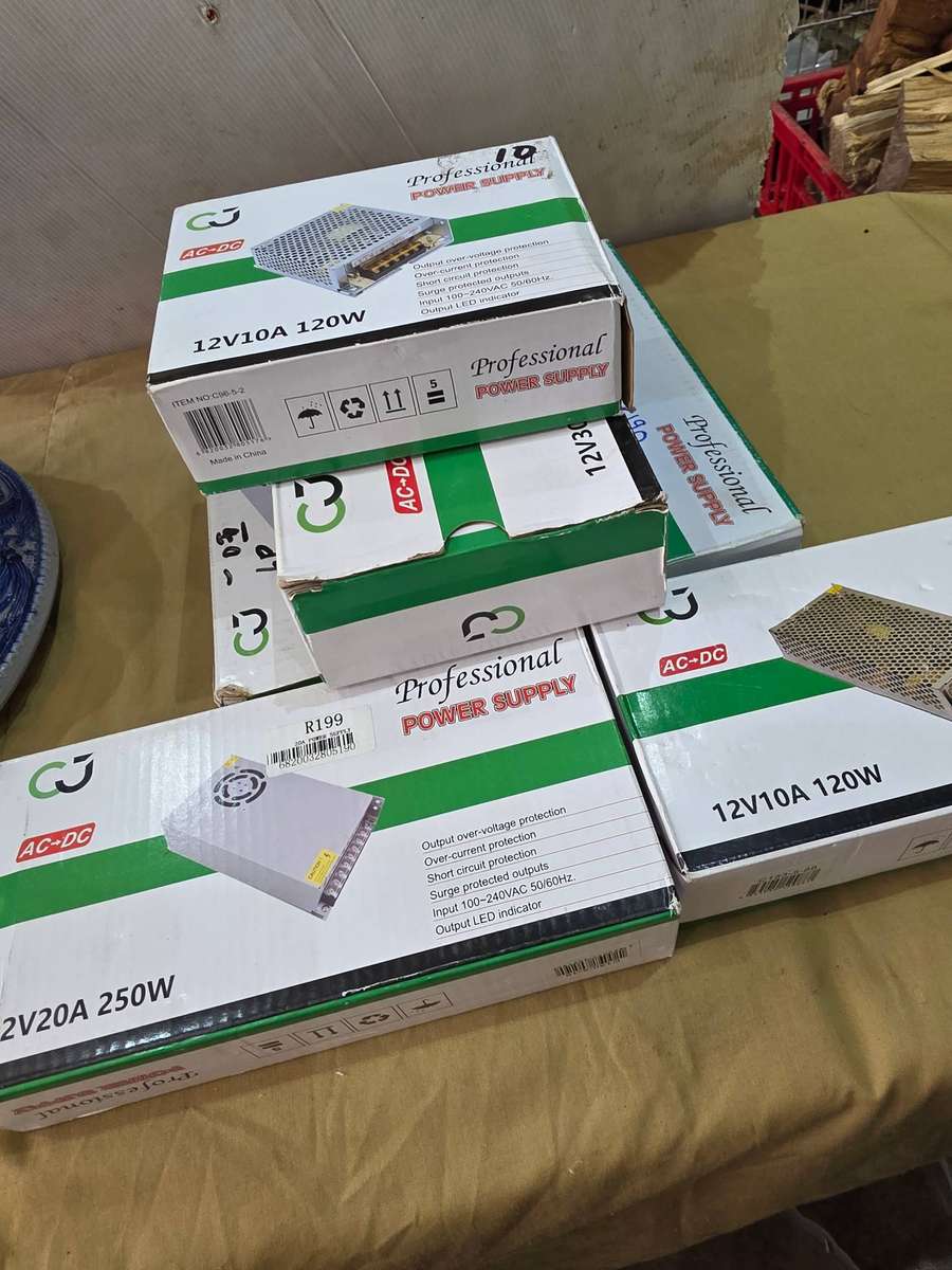 6 x CCTV power supplies