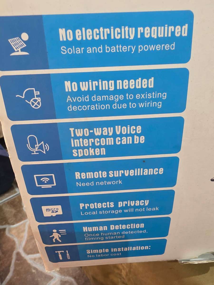 SOLAR ENERGY ALERT PTZ CAMERA