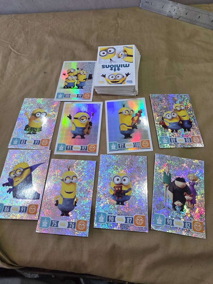 56 X MINIONS LIMITED EDITION TRADING CARDS