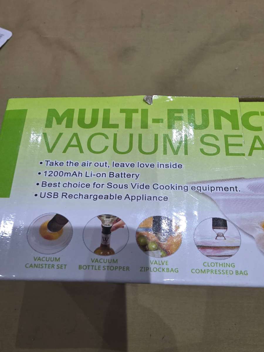 MULTIFUNCTIONAL VACUUM SELER INCL. BAGS