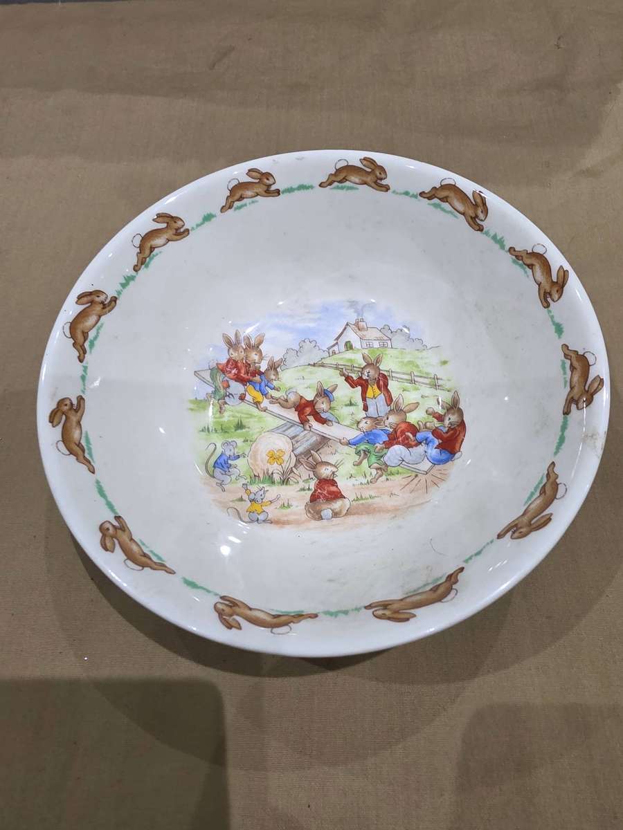 ROYAL DOULTAN BUNNYKINS CHILDRENS PORCELAIN BOWL