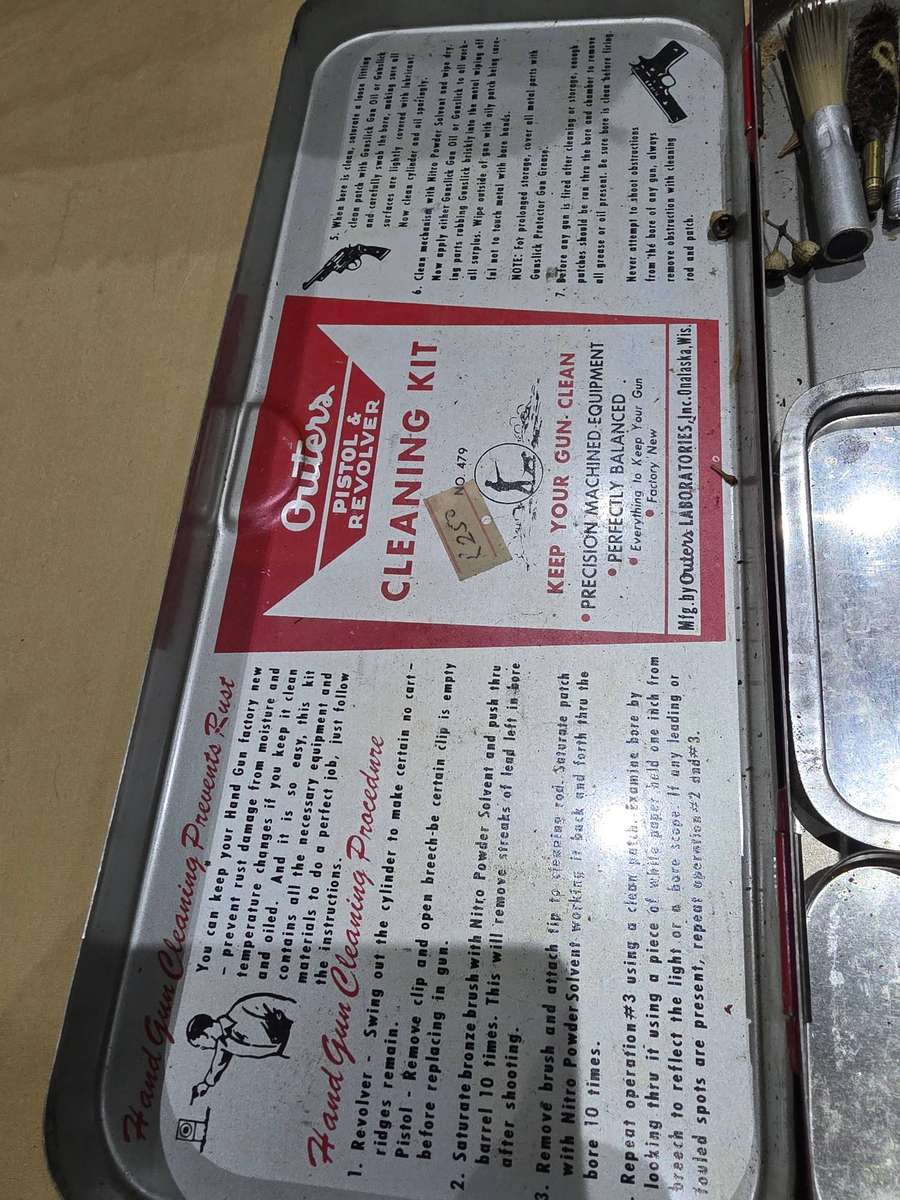 VINTAGE GUN CLEANING KIT