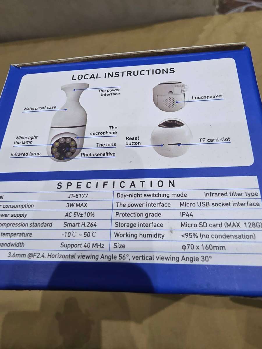 WIFI CRADLEHEAD BULB CAMERA