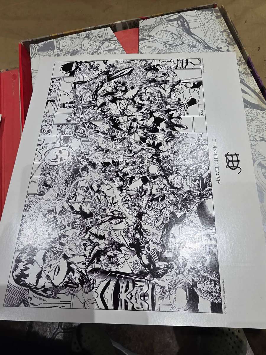 MARVEL CHRONICLE A YEAR BY YEAR HISTORY BOOK(HARDCOVER)UNUSED-1939 TO 2007