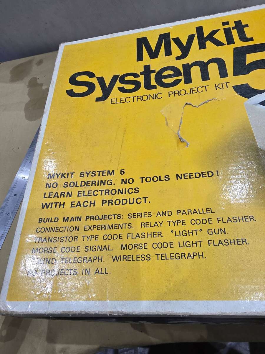 MY KIT SYSTEM(ELECTRONIC PROJECT KIT)UNUSED-38 X 22CM