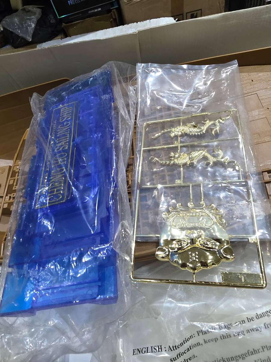 CHINESE Q405-1430 MI.G DYNASTY CHENGHO SAILSHIP TO BUILD(60CM LENGTH)