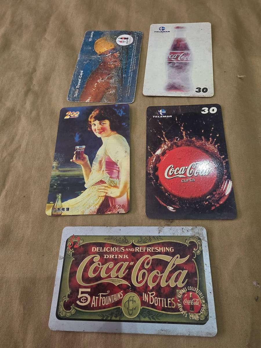 JOBLOT COLLECTABLE COCA-COLA CARDS(INCL.COCA-COLA CO. STAFFS BUSINESS CARDS)