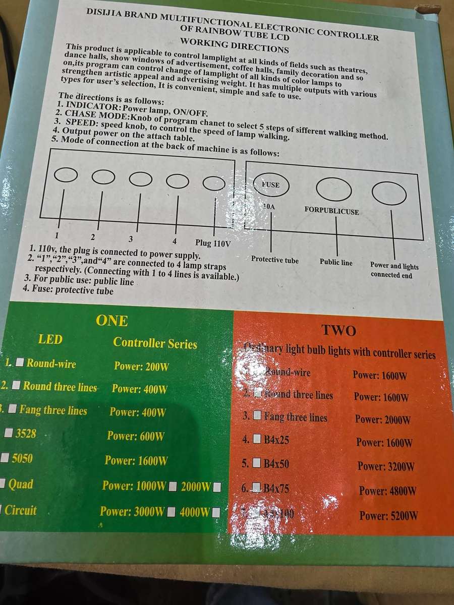 NEON PROCEDURE CONTROLLER PD