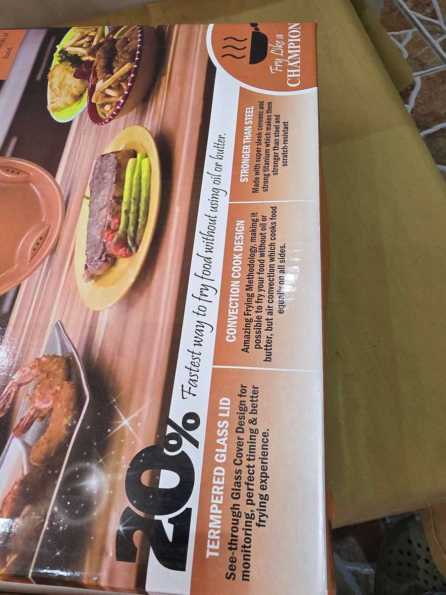 NONSTICK CERAMIC AIR FRYING PAN