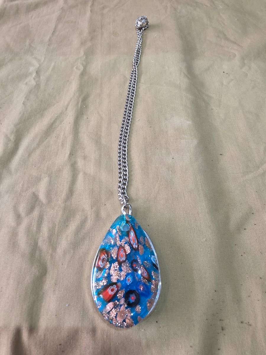 HANDMADE MILLEFIORI VINTAGE NECKLACE(COULD BE MURANO GLASS)