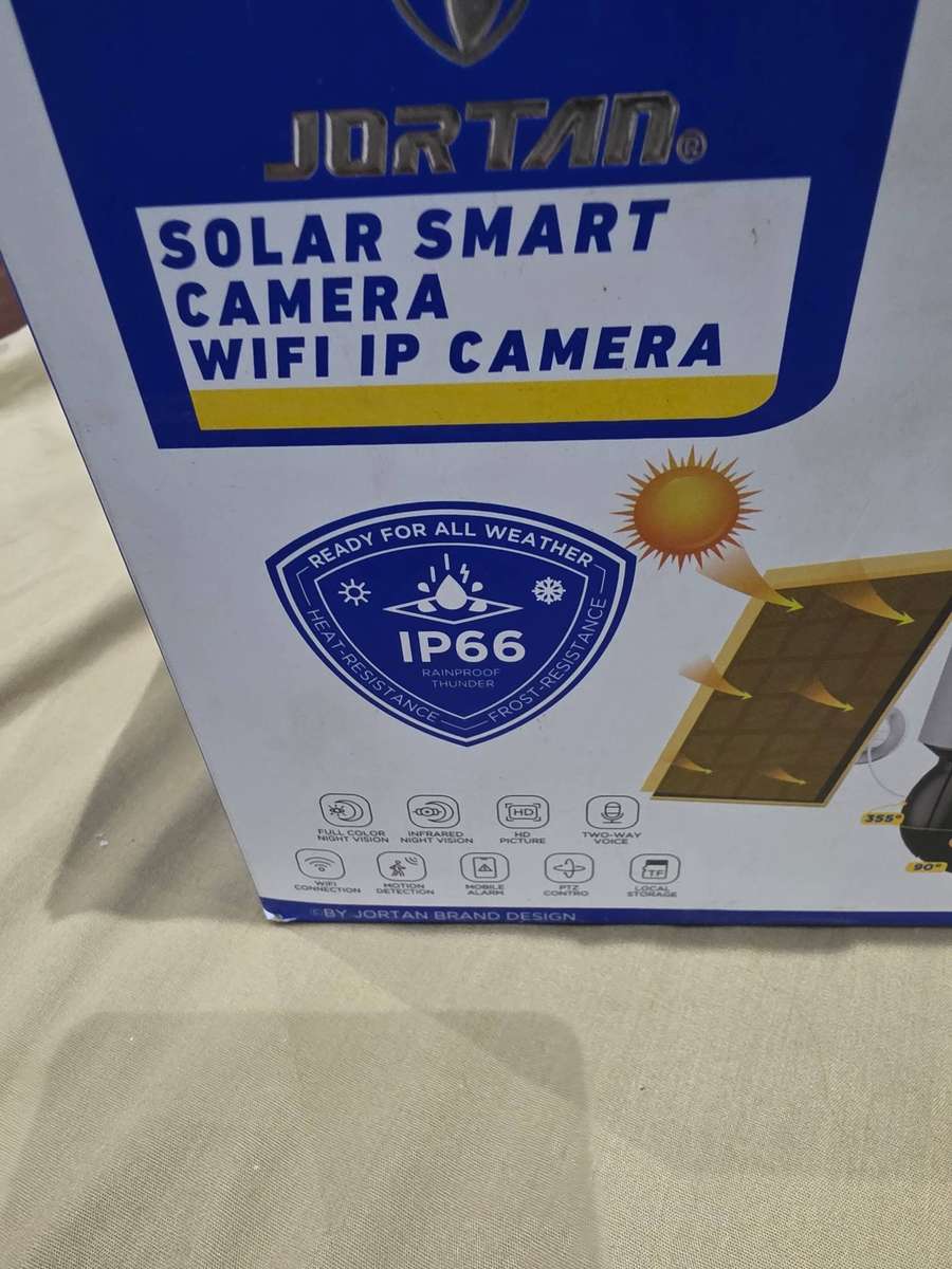 SOLAR SMART IP WIFI CAMERA (INDOOR/OUTDOOR)