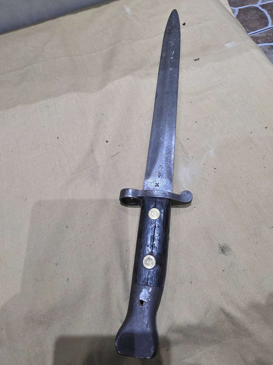 OLD MILLITARY BAYONET-SEE MARKINGS