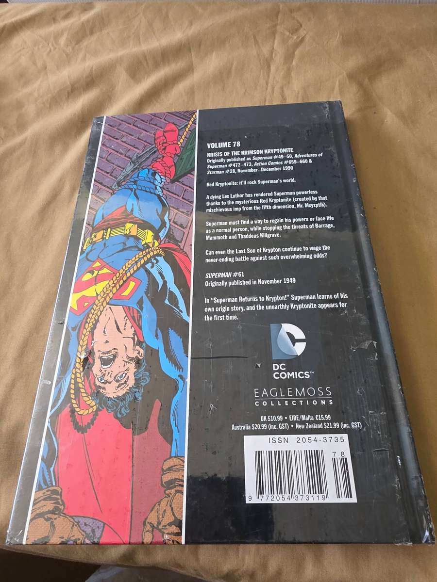 DC HARDCOVER COMIC (SUPERMAN) KRISIS OF THE KRIMSON KRYPTONITE