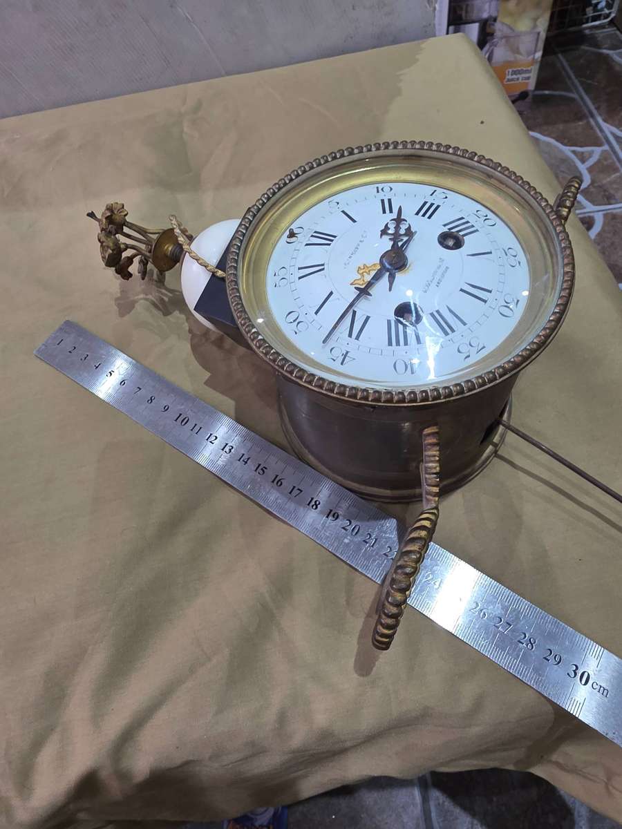 BRASS/BRONZE METAL MECHANICAL CLOCK