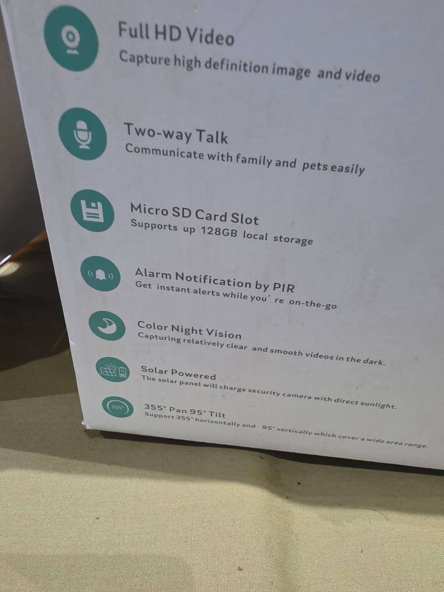 INTELLIGENT SOLAR ENERGY ALERT PTZ SECURITY CAMERA