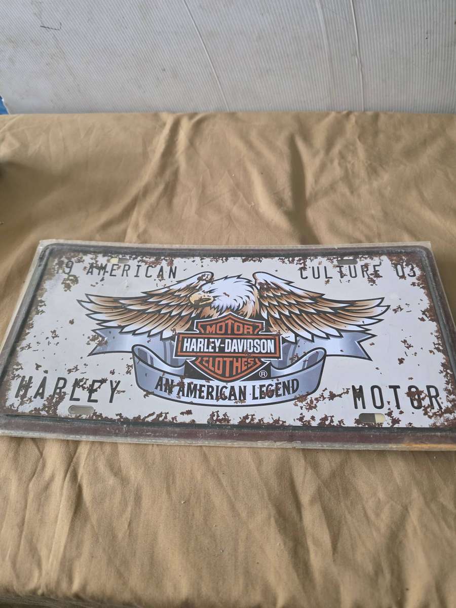 HARLEY DAVIDSON METAL SIGN(30 X 15CM)