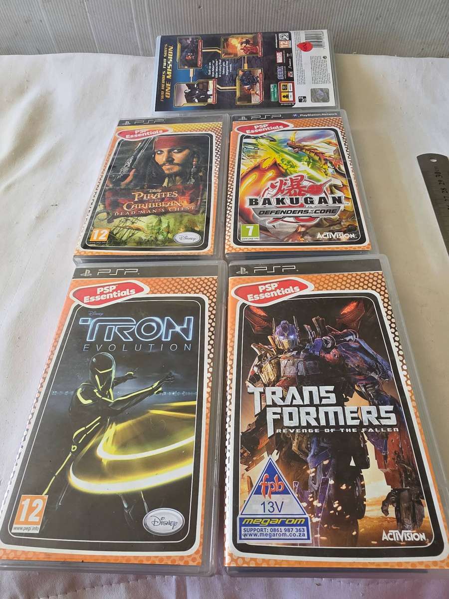 5 x PSP GAME DISCS -SEE DESCRIPTION