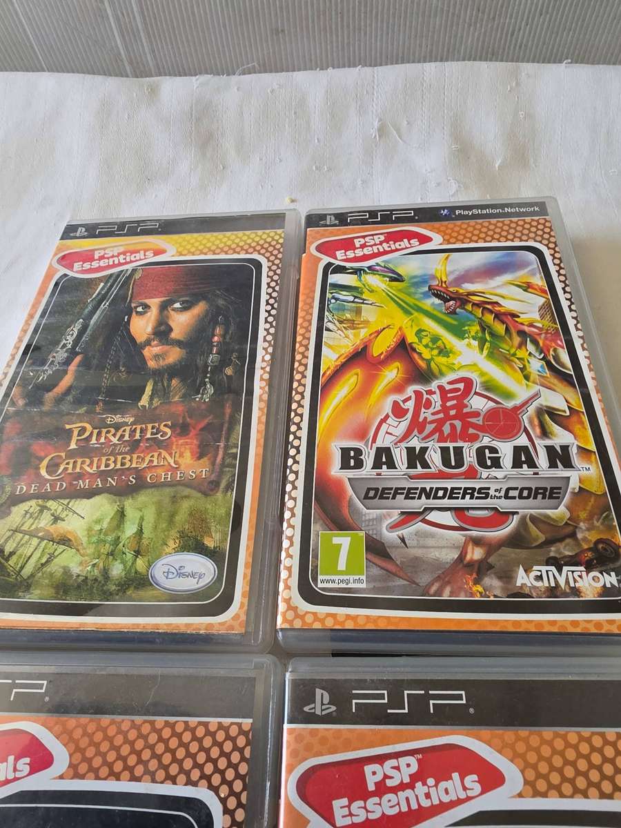 5 x PSP GAME DISCS -SEE DESCRIPTION