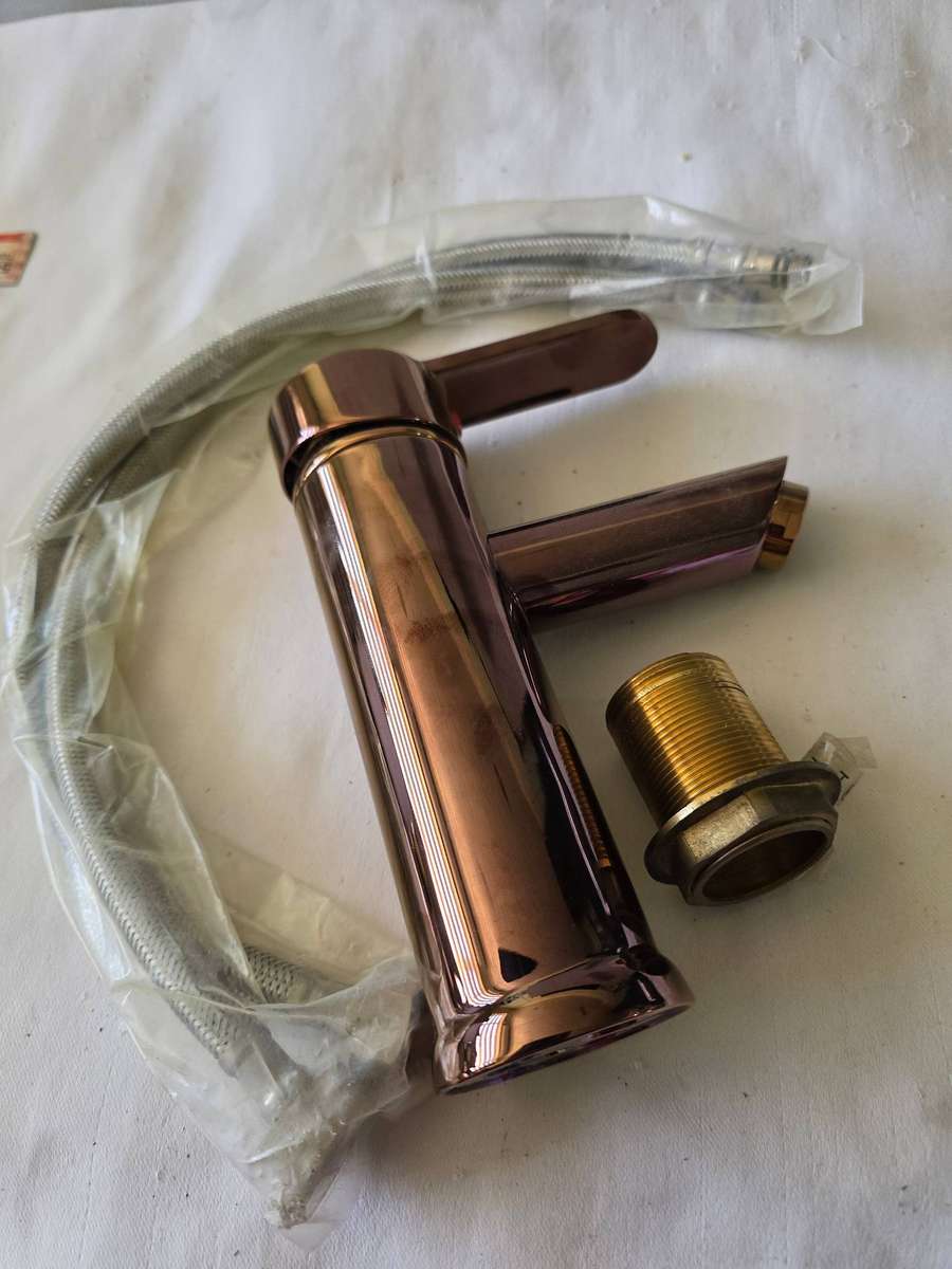 MIXER FAUCET,STAINLESS STEEL-BRONZE LOOK