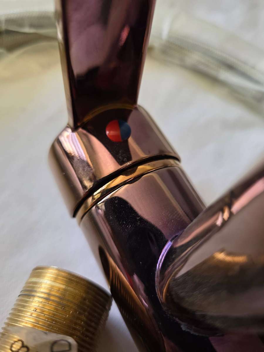 MIXER FAUCET,STAINLESS STEEL-BRONZE LOOK