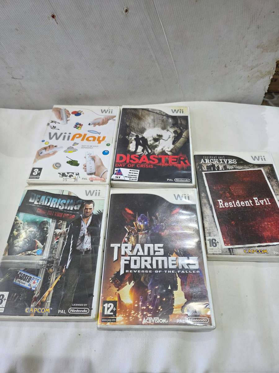 5 X NINTENDO WII GAME DISCS