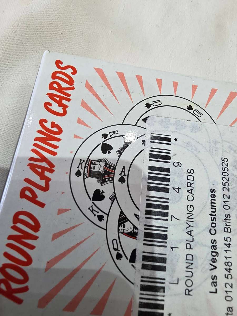 COMPLETE PACK LAS VEGAS ROUND PLAYING CARDS