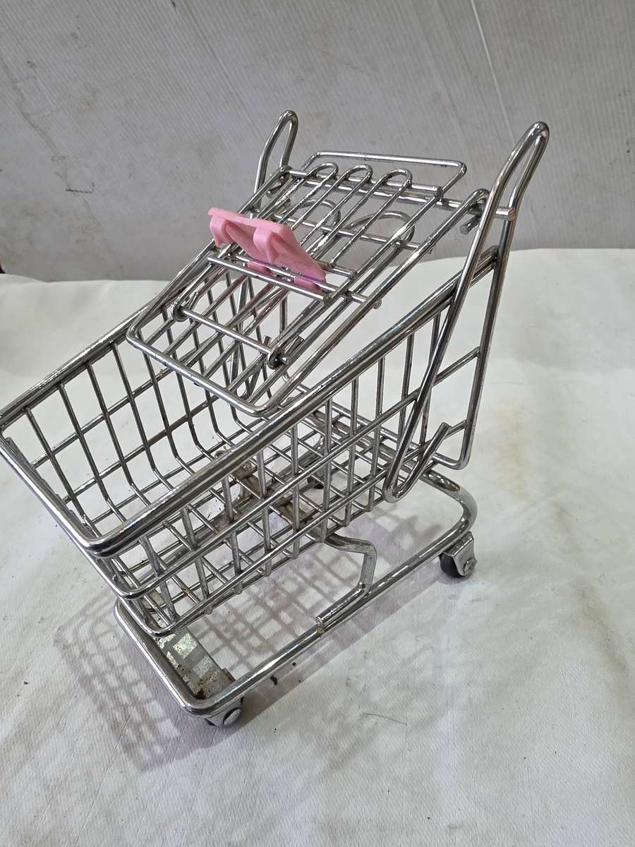MINIATURE SHOPPERS TROLLEY