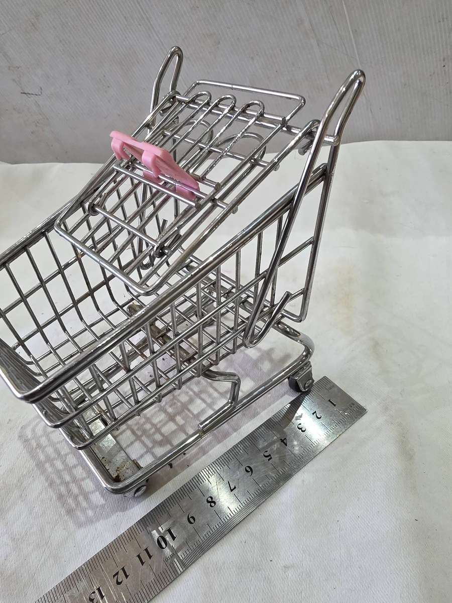 MINIATURE SHOPPERS TROLLEY