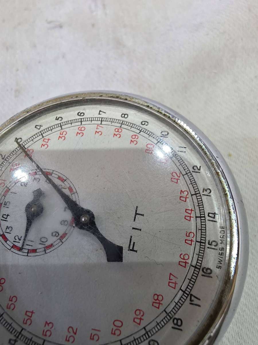 SWISS MADE VINTAGE MECHANICAL STOPWATCH