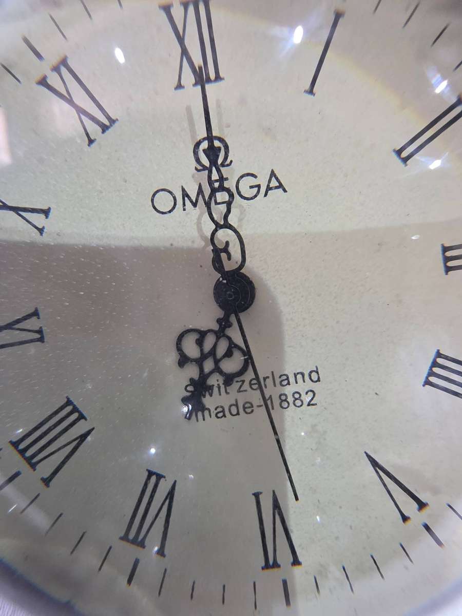 VINTAGE OMEGA BALL GLASS WATCH(RARE ITEM) MECHANICAL -SWISS MADE 1882