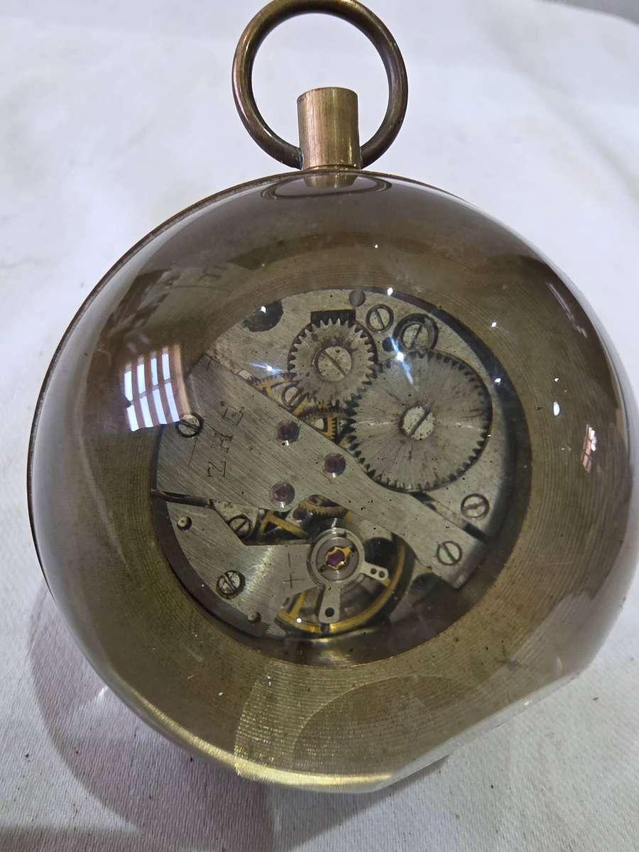 VINTAGE OMEGA BALL GLASS WATCH(RARE ITEM) MECHANICAL -SWISS MADE 1882