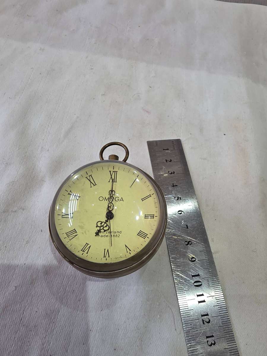 VINTAGE OMEGA BALL GLASS WATCH(RARE ITEM) MECHANICAL -SWISS MADE 1882