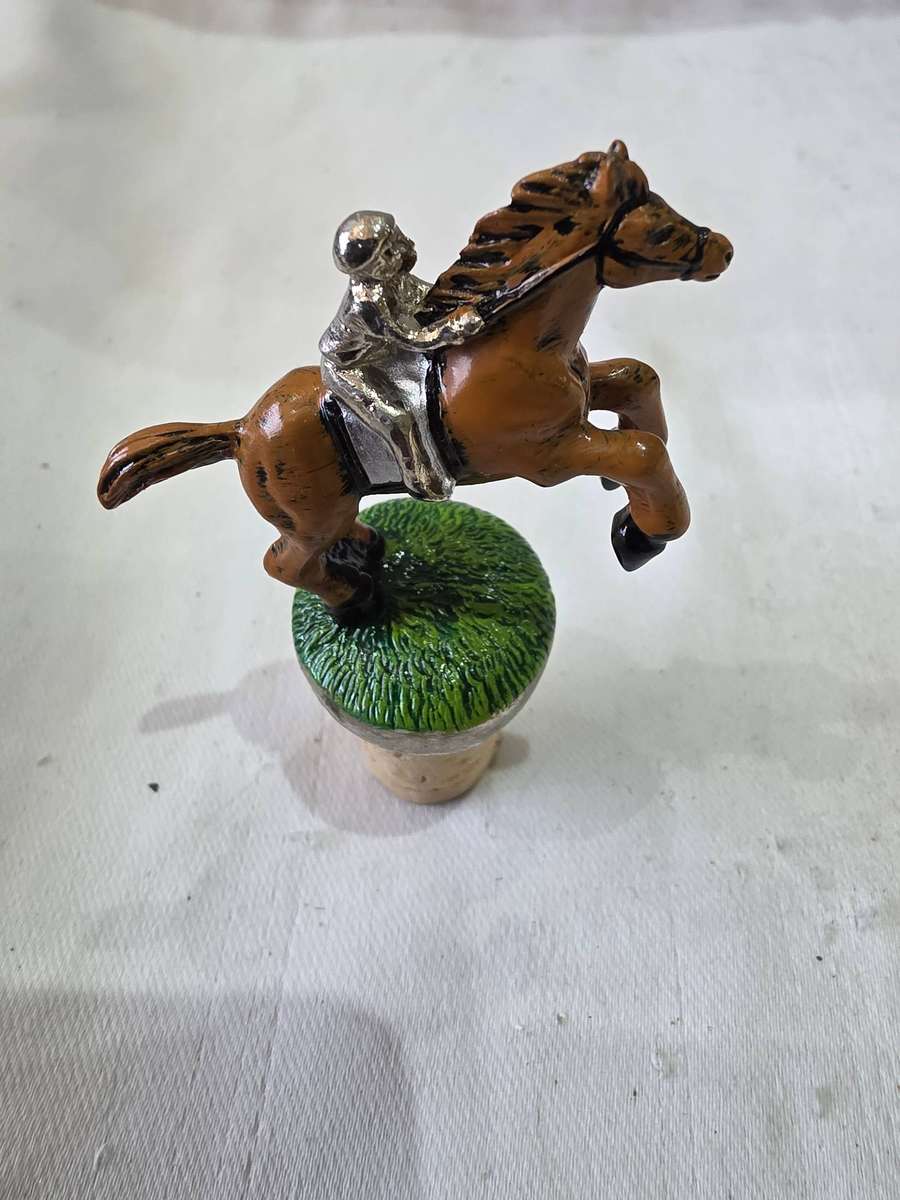 VINTAGE BLANTONS SINGLE BARREL BOURBON BOTTLE STOPPER