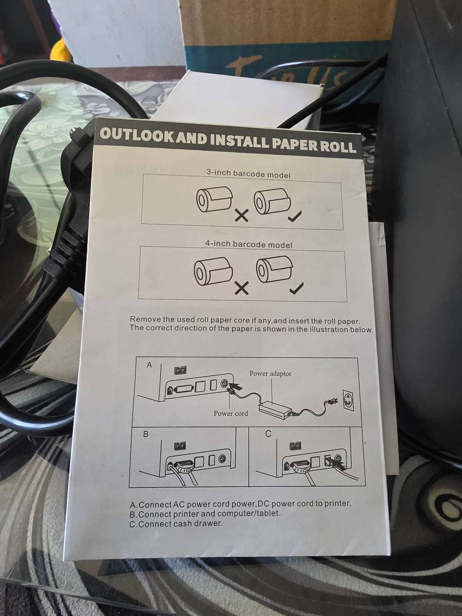 VOXTAR THERMAL BARCODE PRINTER