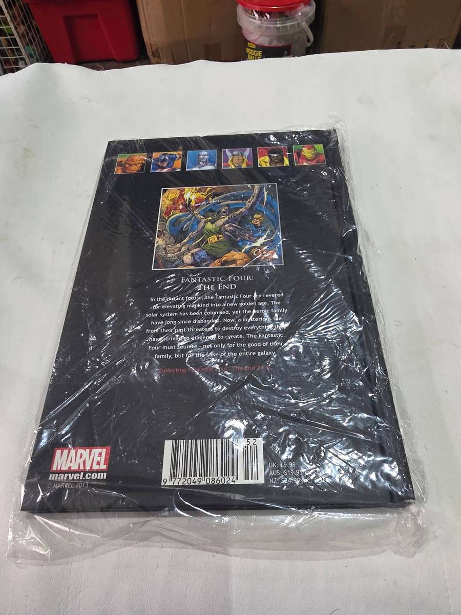 MARVEL SUPERHEROES HARDCOVER COMIC (FANTASTIC FOUR THE END)