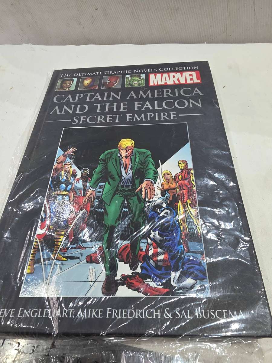 MARVEL SUPERHEROES HARDCOVER COMIC *(CAPTAIN AMERICA AND THE FALCON SECRET EMPIRE)