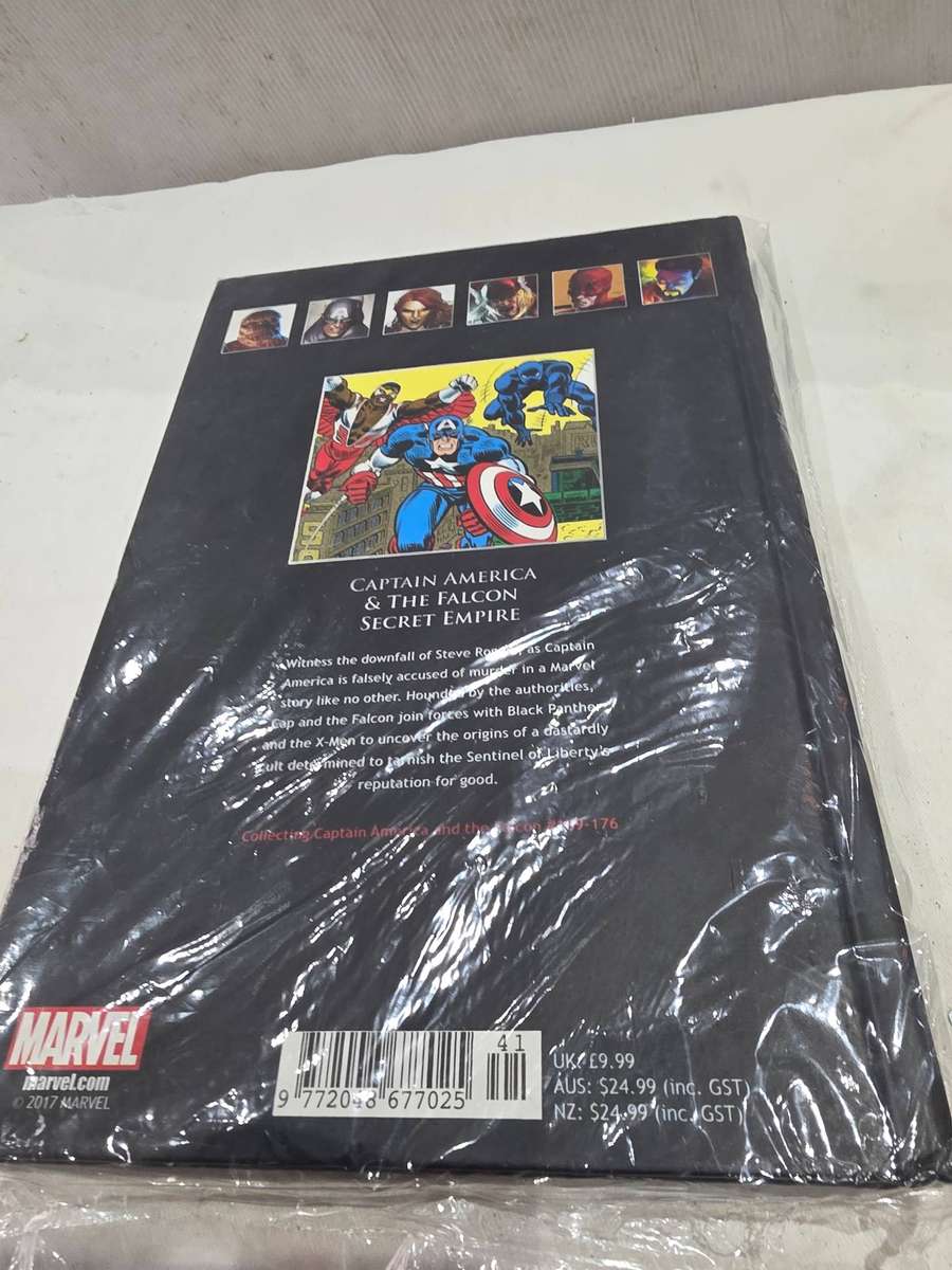 MARVEL SUPERHEROES HARDCOVER COMIC *(CAPTAIN AMERICA AND THE FALCON SECRET EMPIRE)