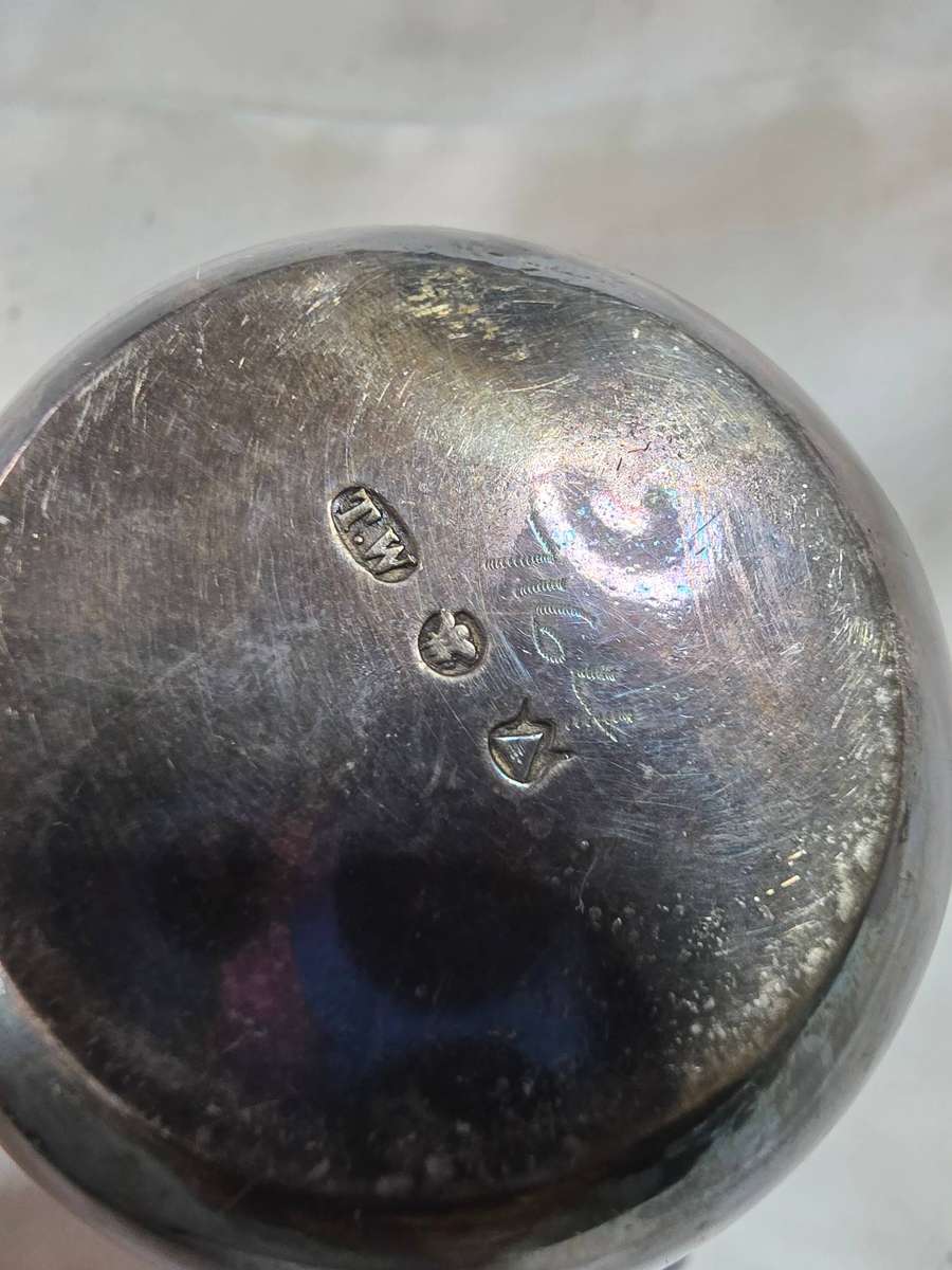 VINTAGE MINI SILVERPLATED JUG-SEE MARKINGS 7164