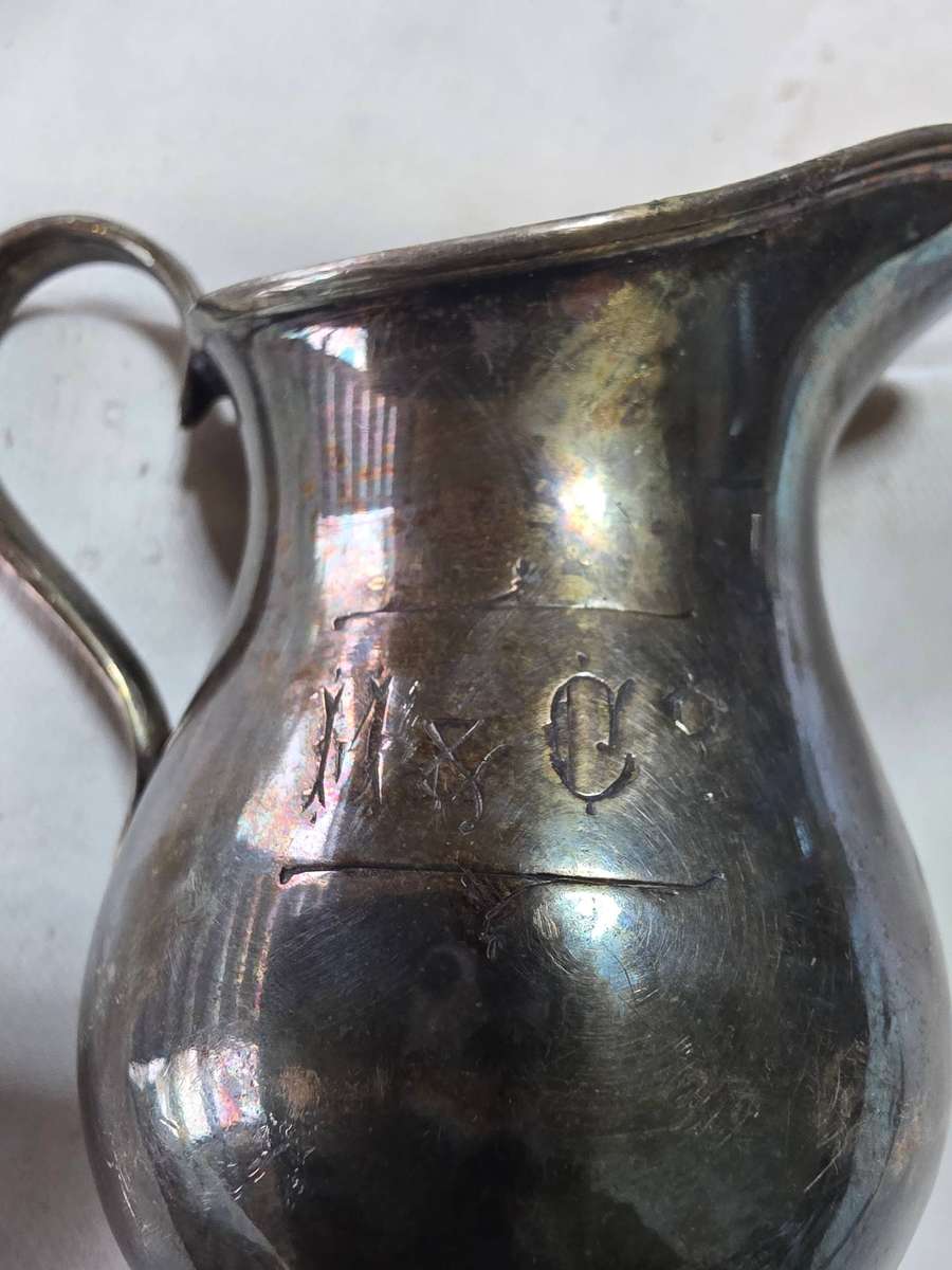 VINTAGE MINI SILVERPLATED JUG-SEE MARKINGS 7164