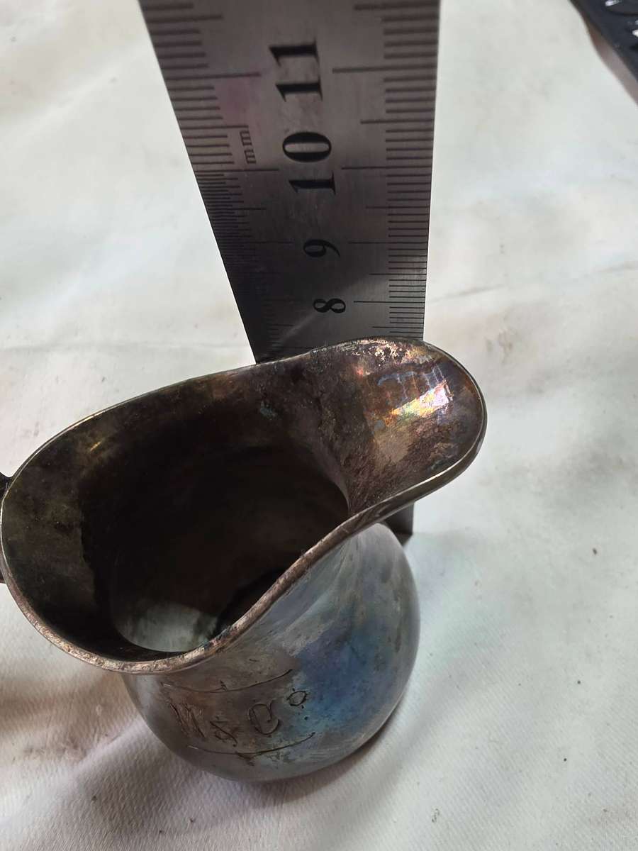 VINTAGE MINI SILVERPLATED JUG-SEE MARKINGS 7164