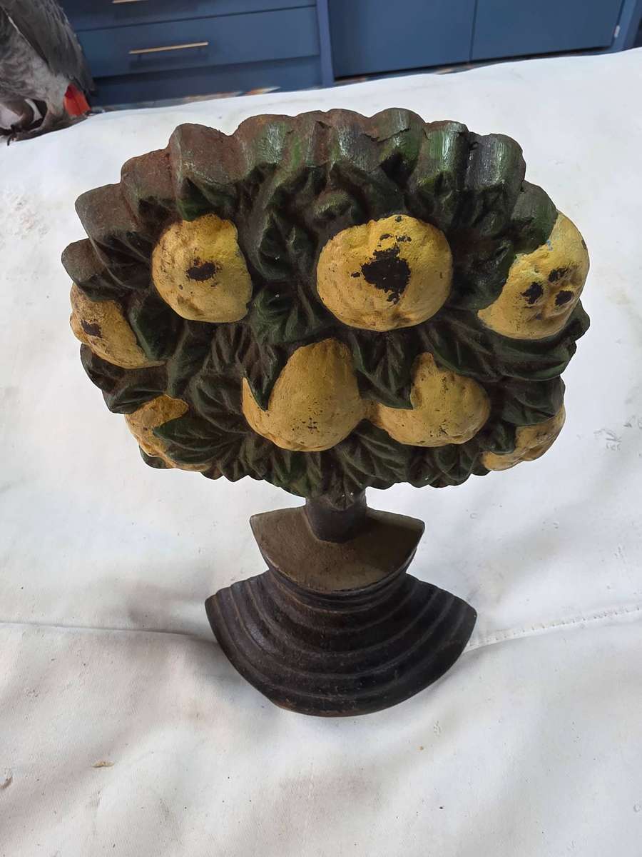 CAST IRON ORCHID DOOR STOPPER