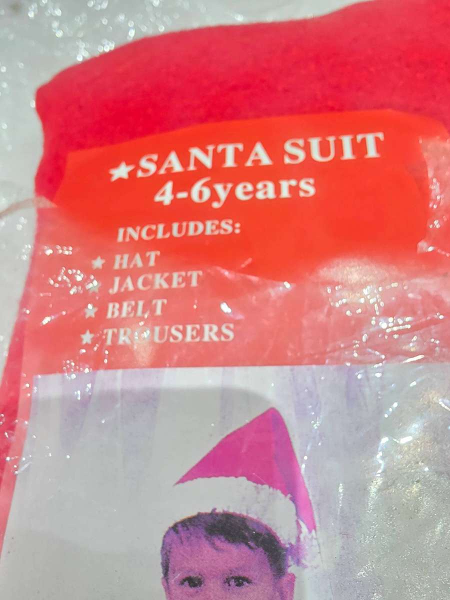 KIDS SANTA SUIT(4-6 YEARS)