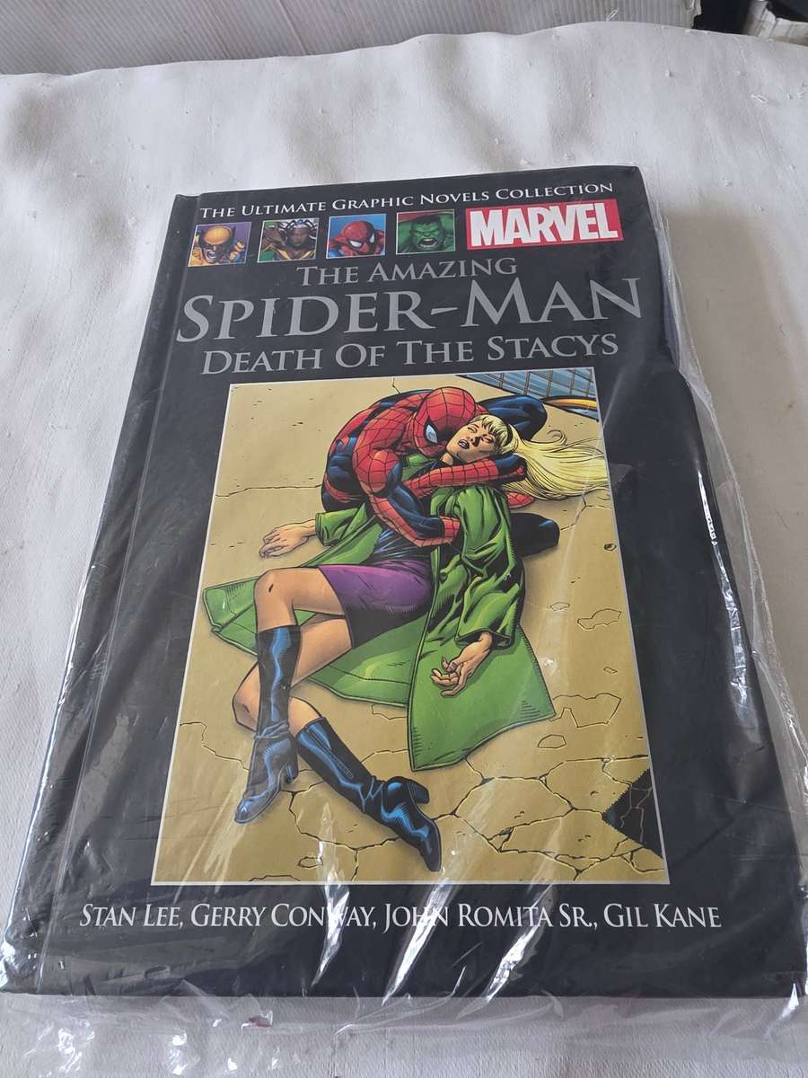 MARVEL SUPERHEROES HARDCOVER COMIC (SPIDERMAN DEATH OF STACYS)