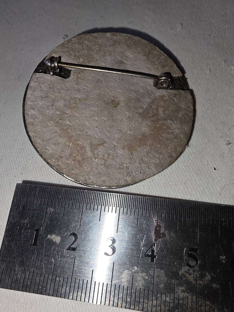 VINTAGE SILVER CAMEO BROOCH