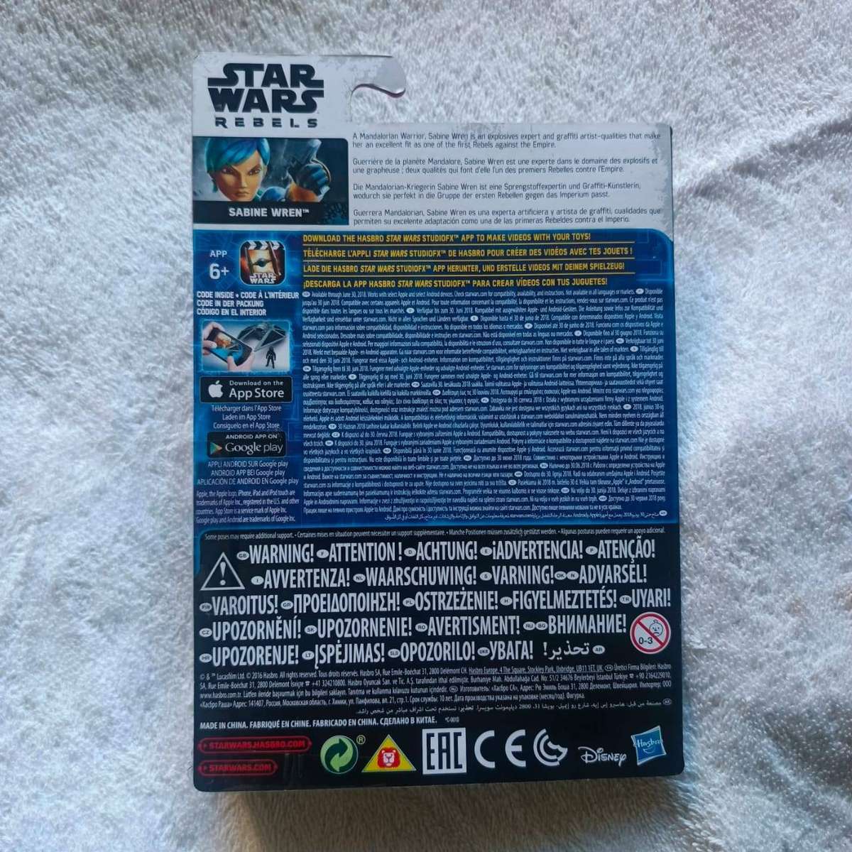 Star Wars Rogue One: Sabine Wren (Rebels) 3.75" Action Figure - MINT MOC