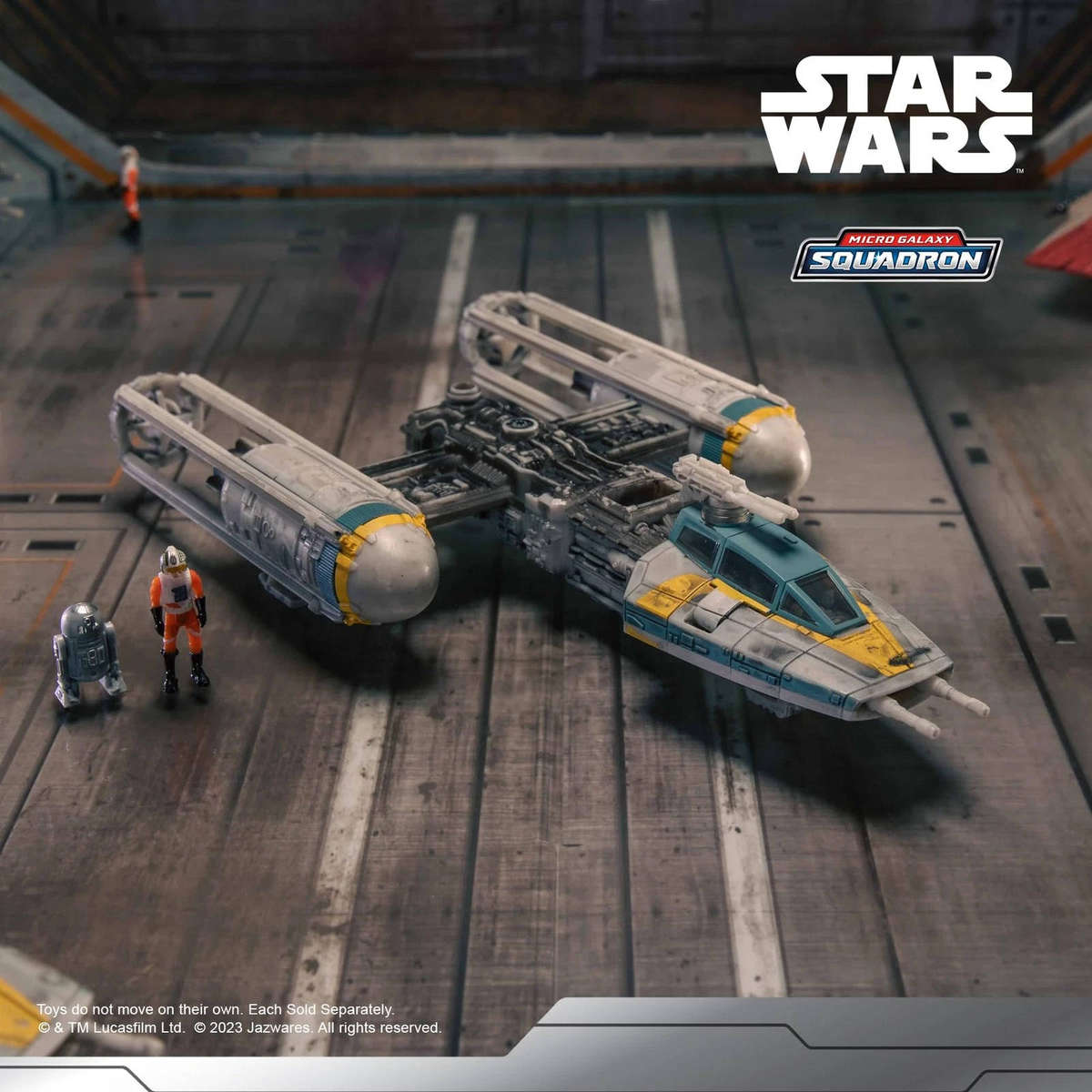 MINT! Star Wars Micro Galaxy Squadron  Gold Leader's Y-Wing #0083  New & Sealed - MOC!