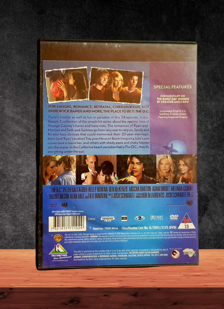 The OC  The Complete Second Season  DVD Box Set  Preloved  Very Good Condition