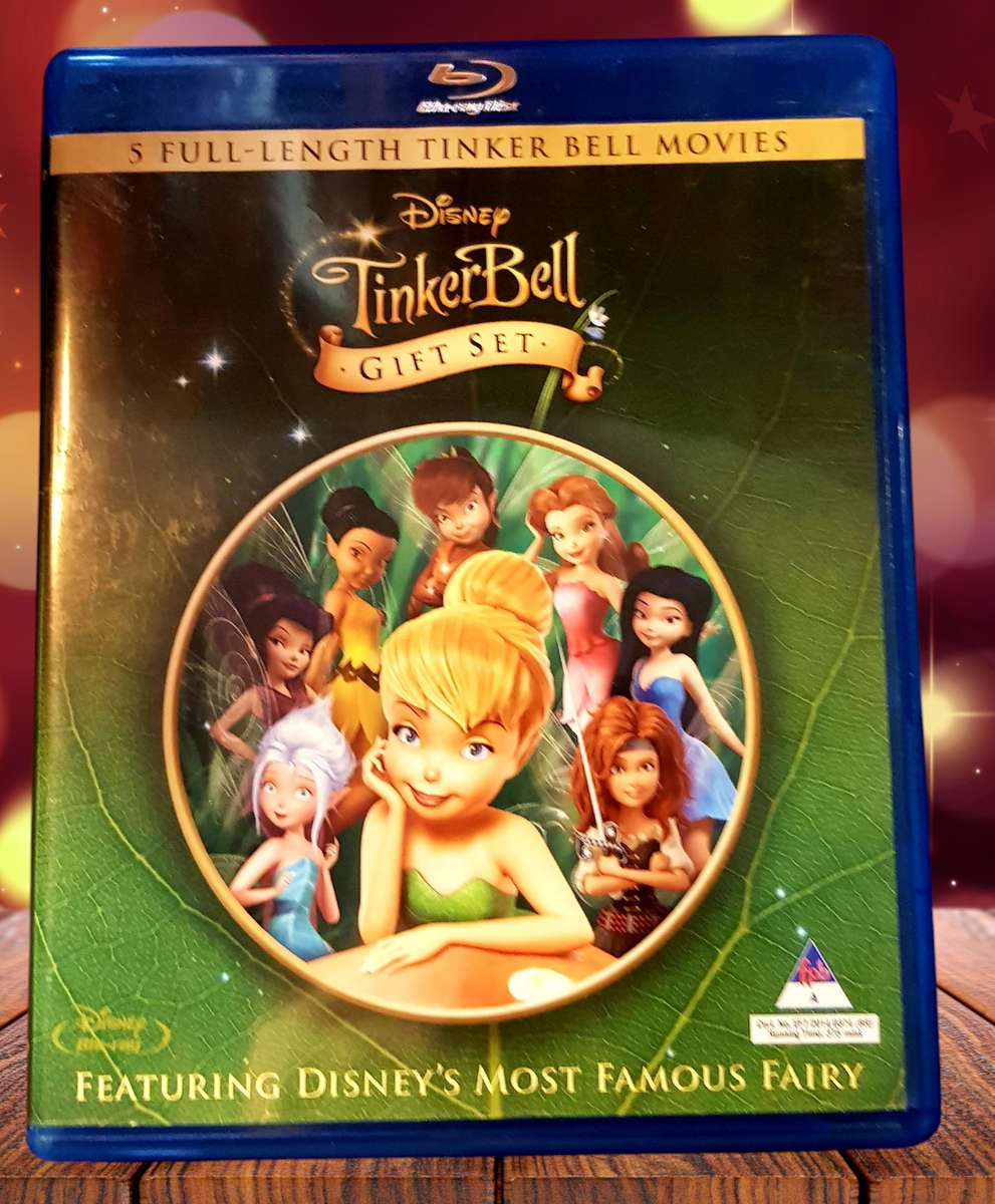 Tinker Bell Gift Set [Blu-ray] - 5 Full-Length Tinker Bell Movies - Factory Sealed